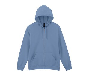 GILDAN GNSF60 - Unisex zip-up hoodie Stone Blue