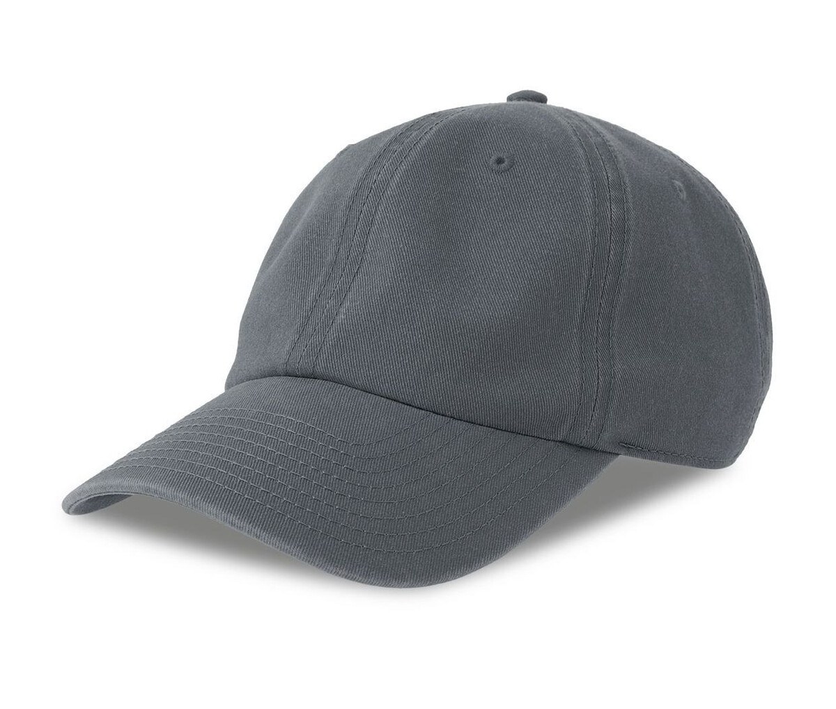 ATLANTIS HEADWEAR AT281 - Gorra de visera media lavada de 6 paneles