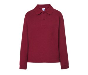 JHK JK215K - KID LS UNISEX POLO Borgoña