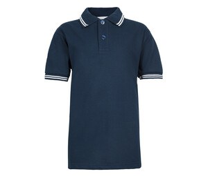 VESTI IT015 - KIDS’ SHORT SLEEVE PIQUÉ POLO SHIRT Navy/White