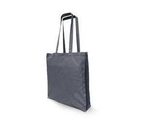 NEWGEN NG110 - RECYCLED TOTE BAG WITH GUSSET Heather Black